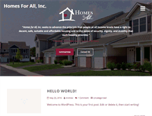 Tablet Screenshot of homesforallnj.org